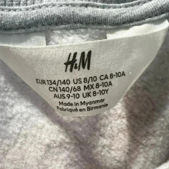 H&M PRINTED SWEATSHIRT (Size 8/10) - Picture 4 of 5